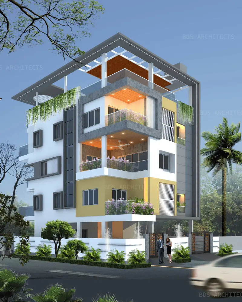 North west Elevation West Maredpally Secunderabad Luminousecc